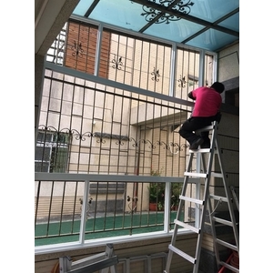 採光罩下加裝大同886+固定窗