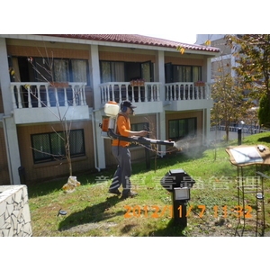 鼓風機殘效噴灑