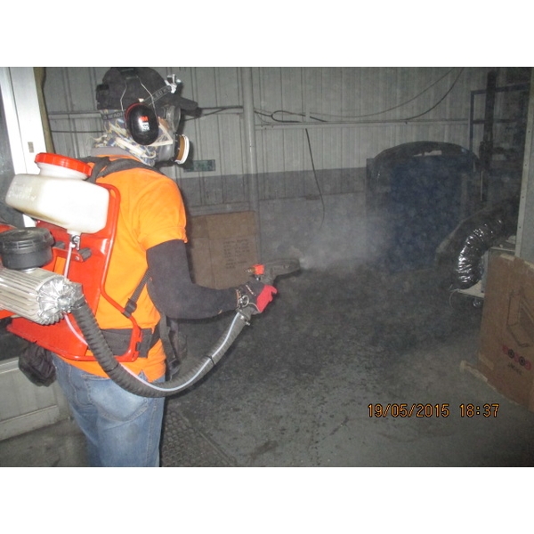 室內冷霧機施作