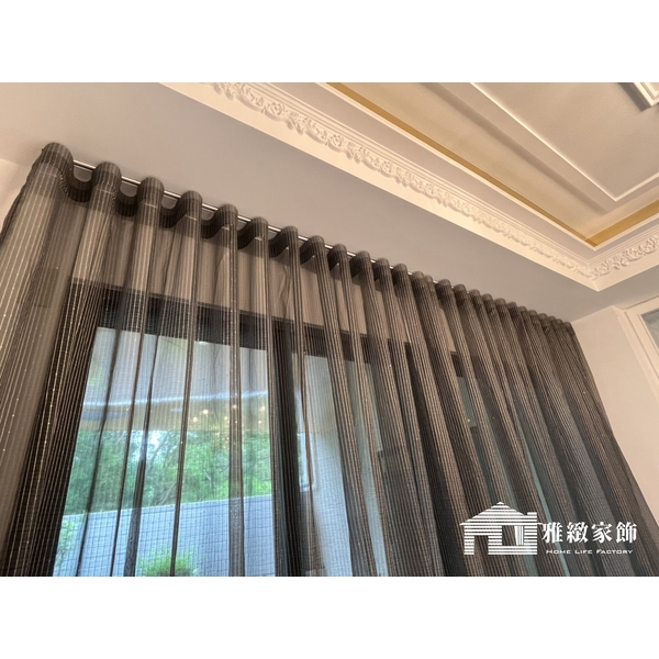 蛇行簾安裝成果-雅緻企業社
