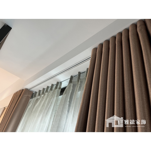 蛇行簾安裝成果