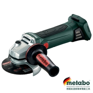 【metabo 美達寶】 18V鋰電德製五英吋砂輪機 W 18 LTX 125 Quick空機(無電池充電器),台灣華嶠貿易股份有限公司