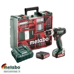【metabo 美達寶】 德國美達寶 12V鋰電震動電鑽套裝 POWERMAXX SB 12 SET(雙2.0AH電池+69入配件套裝組)-台灣華嶠貿易股份有限公司