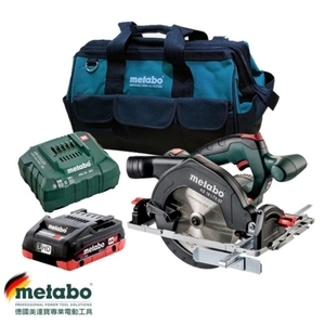 【metabo 美達寶】 18V鋰電圓鋸機 KS 18 LTX 57 4.0HD單電版(優惠套裝組合),台灣華嶠貿易股份有限公司