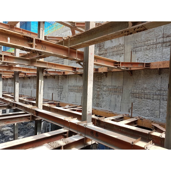 連續壁開挖成果-竣盛工程有限公司