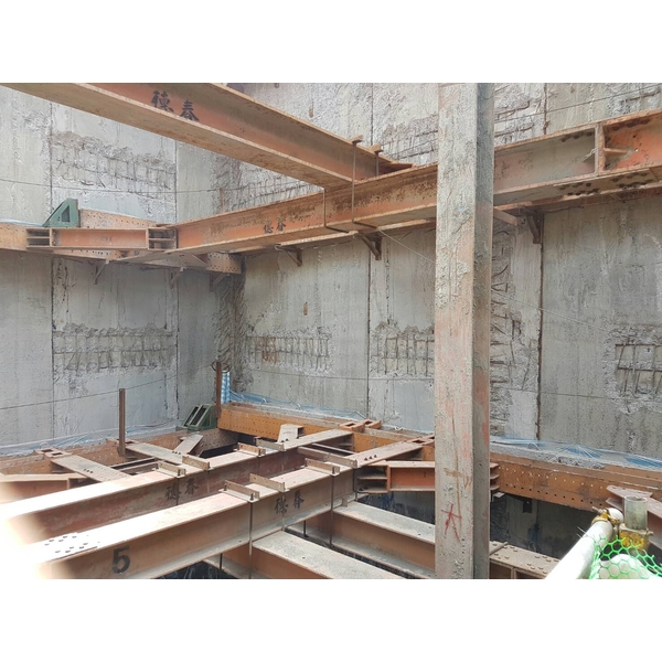 連續壁開挖成果-竣盛工程有限公司