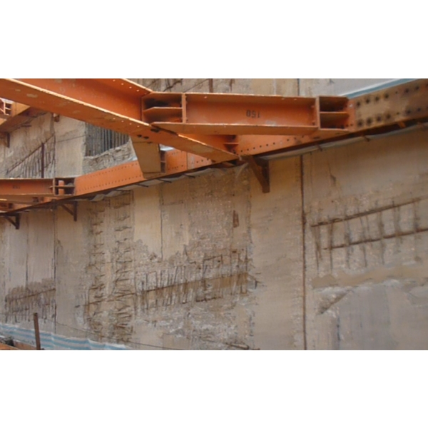 連續壁開挖成果-竣盛工程有限公司