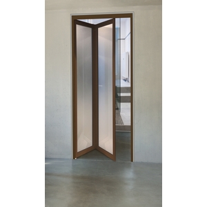 VFOLD折門-噴砂不沾手強化玻璃古銅,磨速企業有限公司