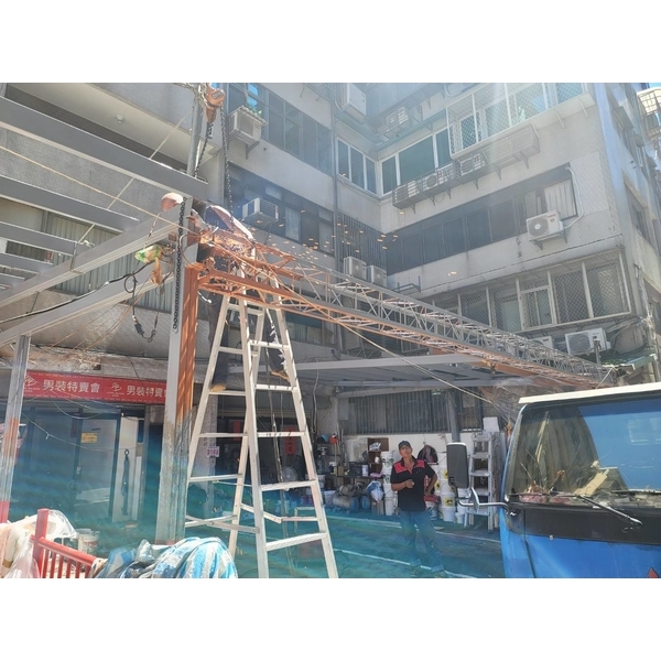 遮雨棚高度修改升高更換不銹鋼浪板-佳德金屬企業社