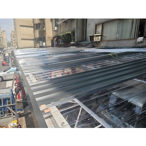 遮雨棚高度修改升高更換不銹鋼浪板