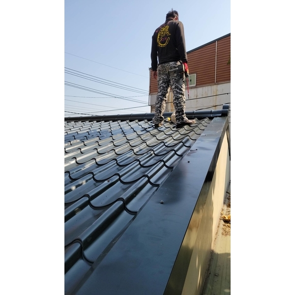 不銹鋼琉璃瓦板更換工程-佳德金屬企業社