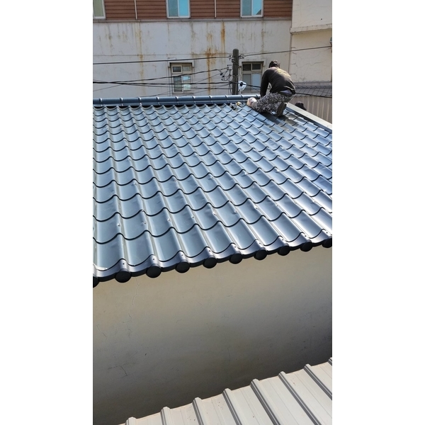 不銹鋼琉璃瓦板更換工程-佳德金屬企業社