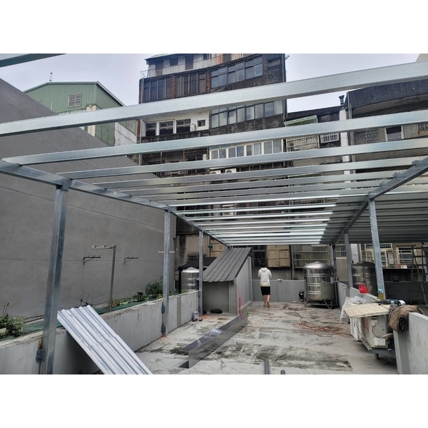 頂樓鐵皮屋頂搭建-佳德金屬企業社