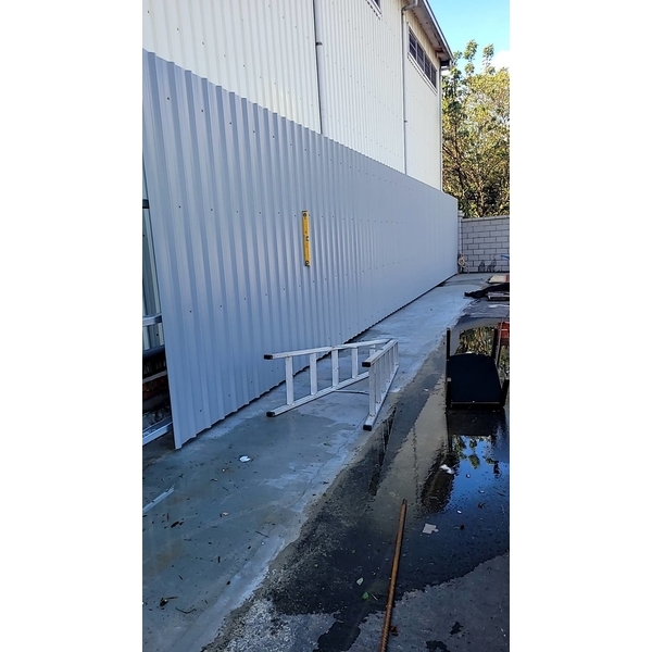 鐵皮圍籬施作工程-佳德金屬企業社
