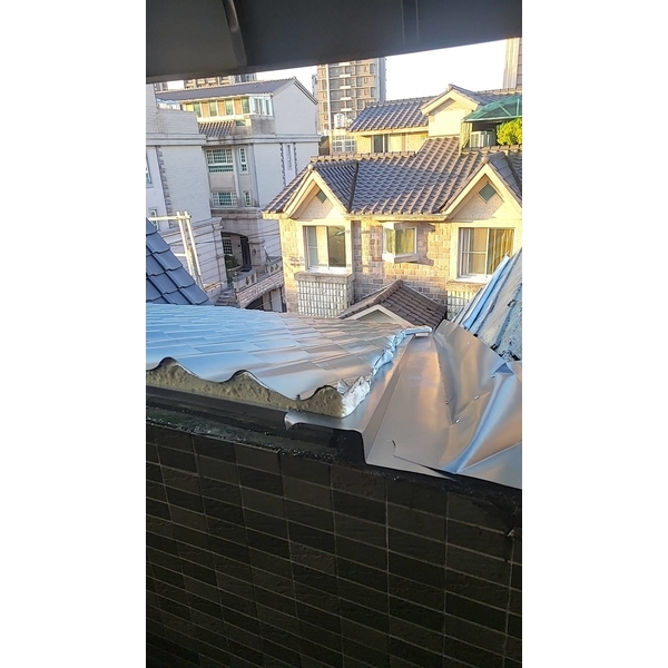 琉璃瓦片拆除做防水 蓋白鐵琉璃瓦板-佳德金屬企業社