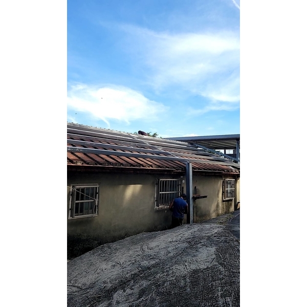 古厝屋頂蓋白鐵琉璃瓦板 防漏水-佳德金屬企業社