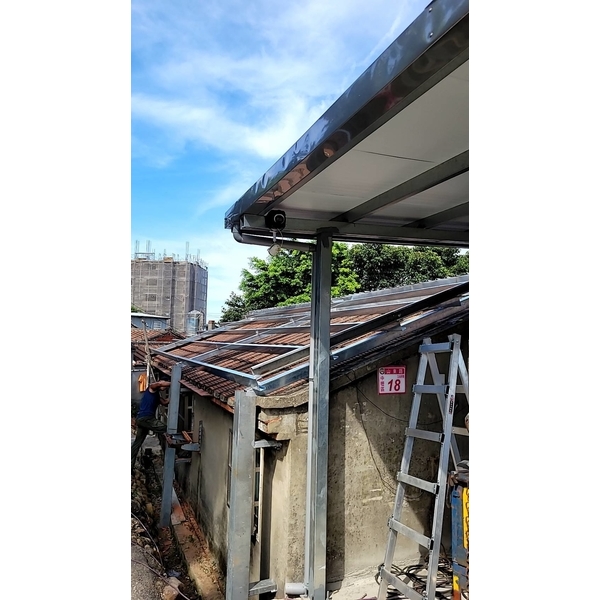 古厝屋頂蓋白鐵琉璃瓦板 防漏水-佳德金屬企業社