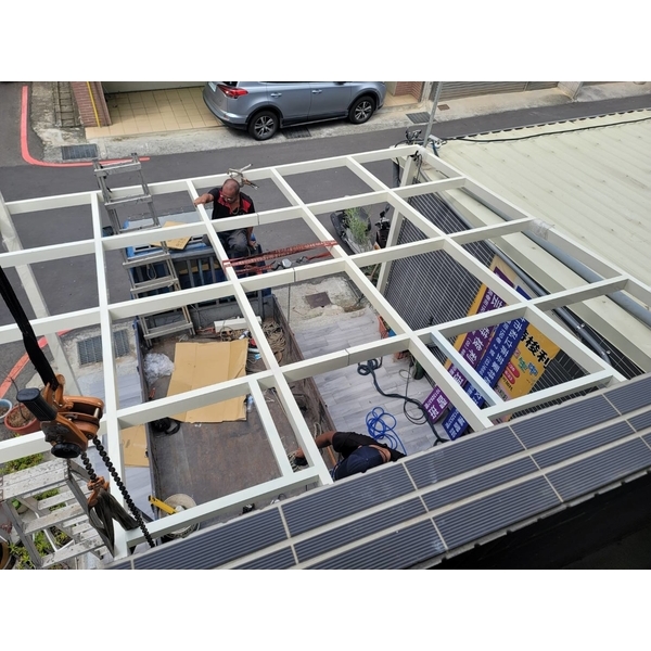 玻璃採光罩製作安裝-佳德金屬企業社