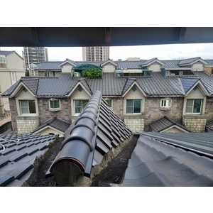 琉璃瓦片拆除做防水 蓋白鐵琉璃瓦板