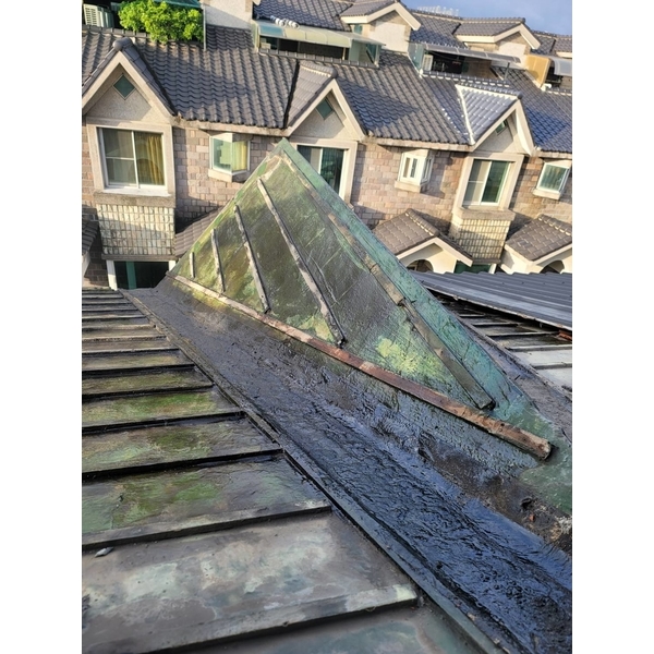 琉璃瓦片拆除做防水 蓋白鐵琉璃瓦板-佳德金屬企業社
