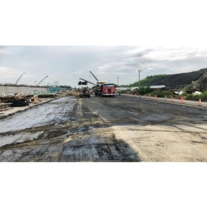 台積電18廠瀝青混凝土施工