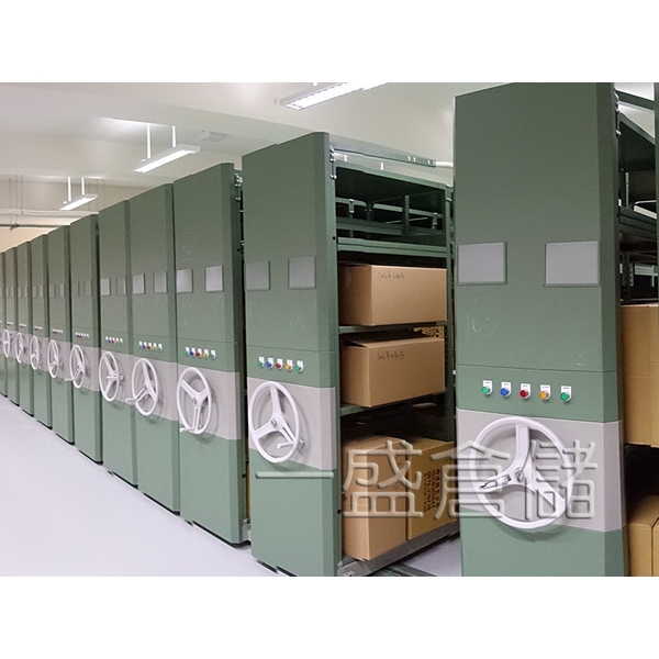 電動式移動櫃-一盛角鋼鐵櫃企業股份有限公司