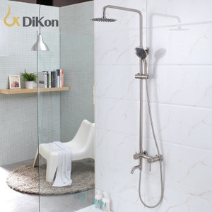 【帝鋼衛浴】 304不鏽鋼單把大淋浴花灑（經濟套裝）TSH-0113 , 天翕有限公司