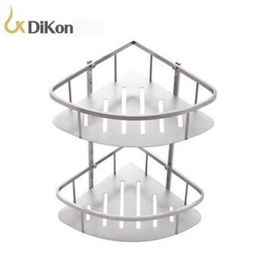 【帝鋼衛浴】 304不鏽鋼三角雙層置物籃 TBA-1012 , 天翕有限公司