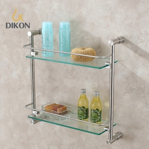 【帝鋼衛浴】 304不鏽鋼玻璃台置物架 TBA-0902 , 天翕有限公司