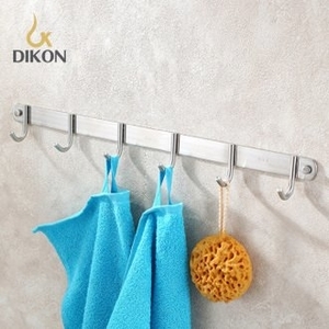 【帝鋼衛浴】 304不鏽鋼掛衣鈎（六鈎）TBA-0114 , 天翕有限公司