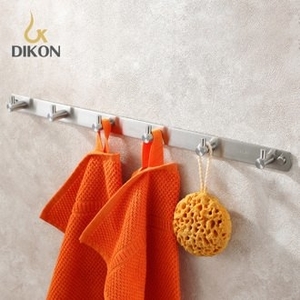 【帝鋼衛浴】 304不鏽鋼掛衣鈎（六鈎）TBA-0117 , 天翕有限公司