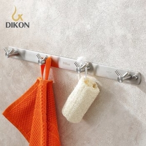 【帝鋼衛浴】 304不鏽鋼掛衣鈎（四鈎）TBA-0110 , 天翕有限公司