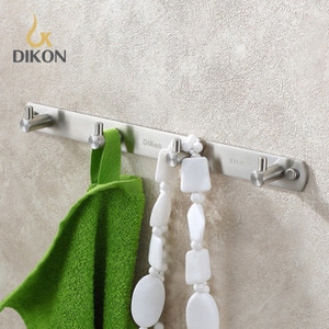 【帝鋼衛浴】 304不鏽鋼掛衣鈎（四鈎）TBA-0115 , 天翕有限公司