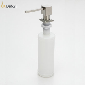 【帝鋼衛浴】 304不鏽鋼方頭半剛皂液器 TBA-0304,天翕有限公司