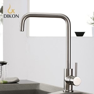 【帝鋼衛浴】 304不鏽鋼單柄冷熱廚房龍頭 TTK-0102 , 天翕有限公司