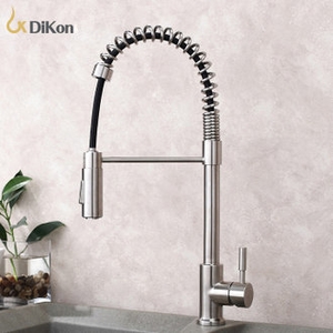 【帝鋼衛浴】 304不鏽鋼單柄冷熱廚房龍頭 TTK-0115 , 天翕有限公司