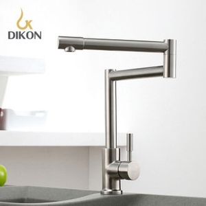 【帝鋼衛浴】 304不鏽鋼單柄冷熱廚房龍頭 TTK-0117 , 天翕有限公司