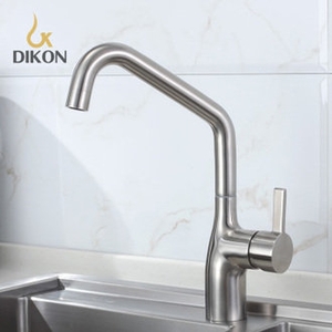 【帝鋼衛浴】 304不鏽鋼單柄冷熱廚房龍頭 TTK-0119 , 天翕有限公司