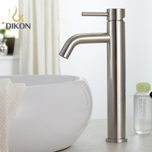 【帝鋼衛浴】 304不鏽鋼高臺盆單把面盆冷熱龍頭 TTB-0107 , 天翕有限公司