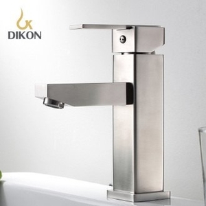 【帝鋼衛浴】 304不鏽鋼單柄面盆龍頭 TTB-0108 , 天翕有限公司