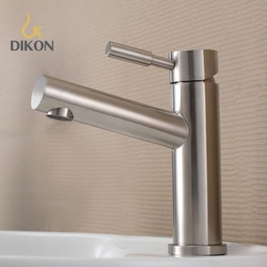 【帝鋼衛浴】 304不鏽鋼單柄面盆龍頭 TTB-0110 , 天翕有限公司