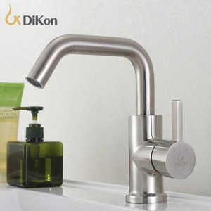 【帝鋼衛浴】 304不鏽鋼單柄面盆龍頭 TTB-0117 , 天翕有限公司