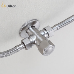 【帝鋼衛浴】 304角閥 （一進兩出）TBA-1205 , 天翕有限公司