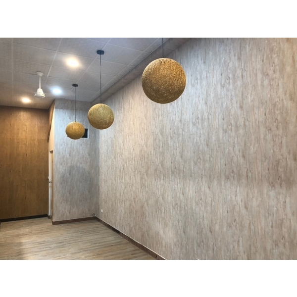 鍋燒麵店-壁紙塑膠地磚施作-居久屋企業有限公司