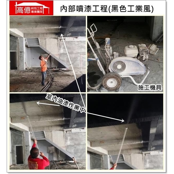內部噴漆工程,高億統包工程