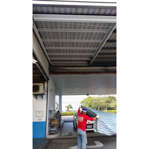 TOYOTA官田營業所廠房鋼骨除鏽,高億統包工程