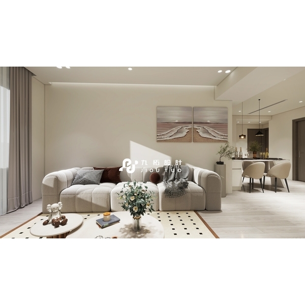 居家裝潢設計 - 當代奶油風格