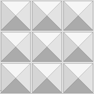 台灣獨家 洛米思3D立體牆板 D004 (50*50cm),鴻廣建設股份有限公司