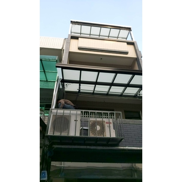 白鐵烤漆採光罩,銓盛鍛造工程行