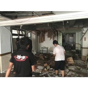 音樂教室拆除施工